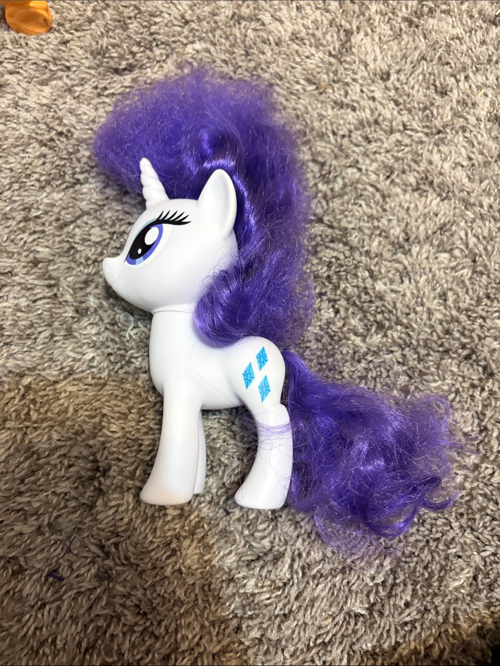 My Little Pony G4 Rarity Unicorn Large 6 Inch Figure 2016 Brushable
